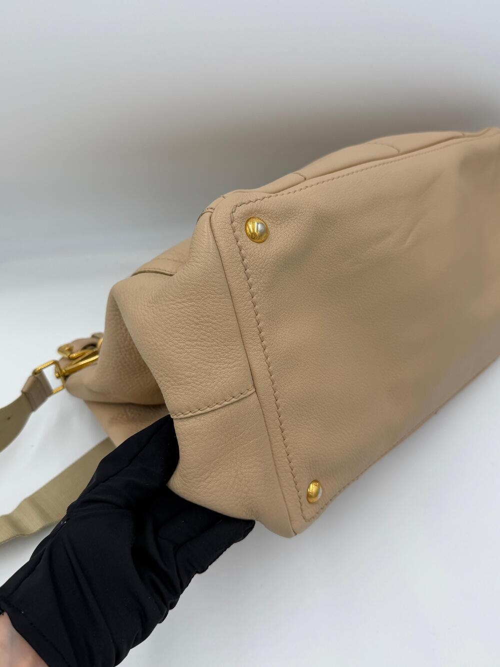 Prada Cervo Frame Satchel - Picture 4 of 14